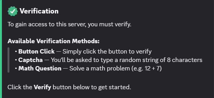 Verification example